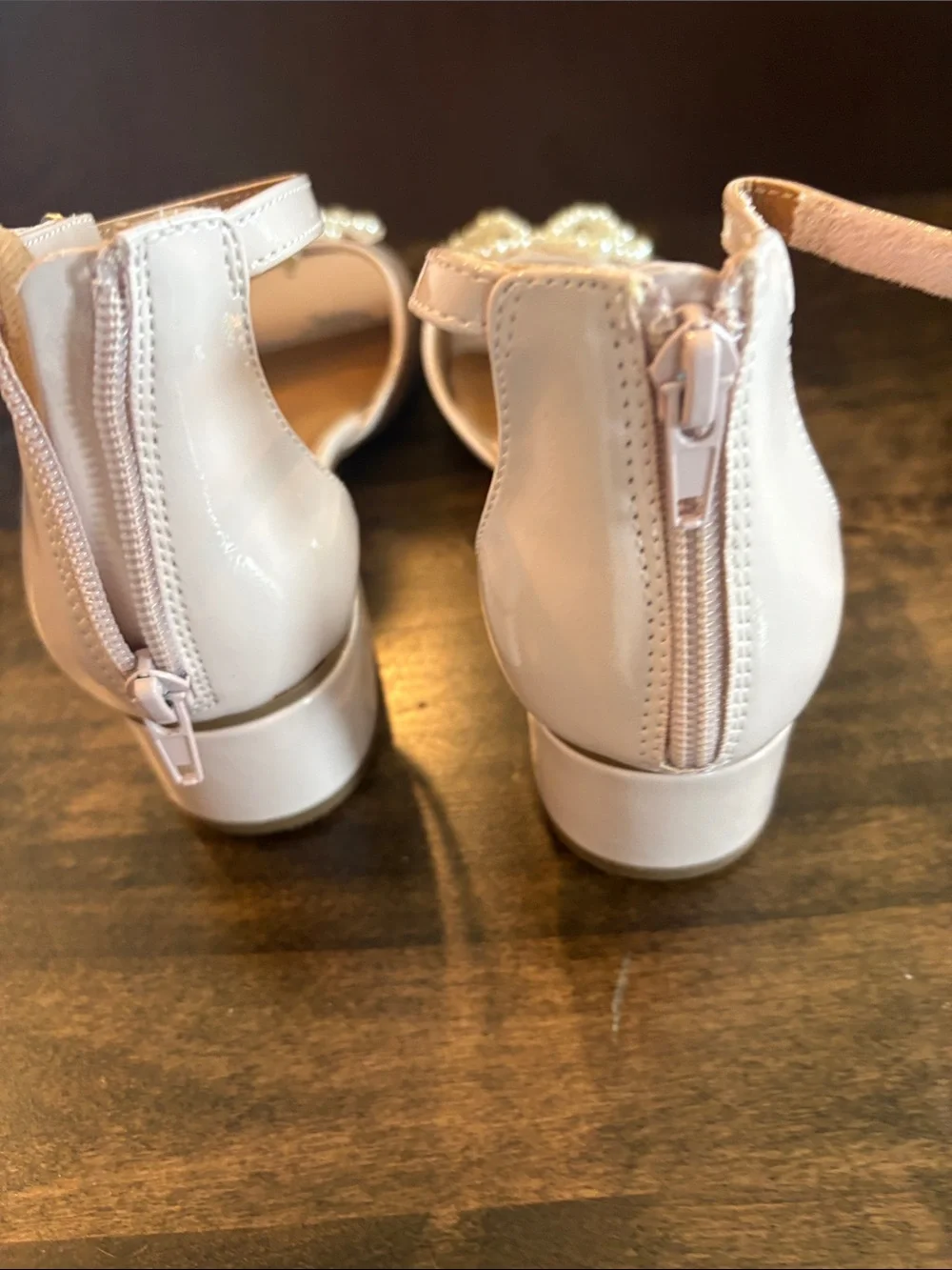 Girls Dolce Vita Giorgia Pink Block-Heel Sandals w/ Pearl Bows - NIB, size 5